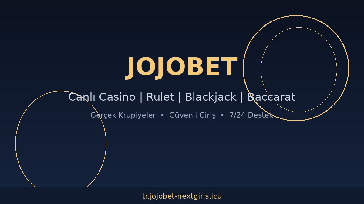 Jojobet