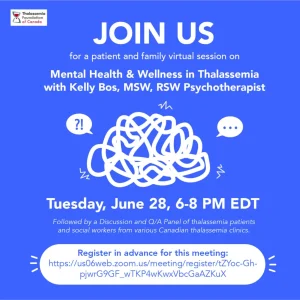 Mental Health and Wellness in Thalassemia